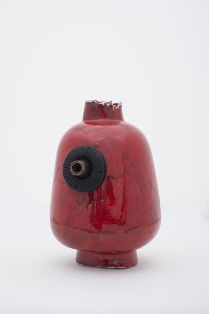 003', porcelain and found object, 2012