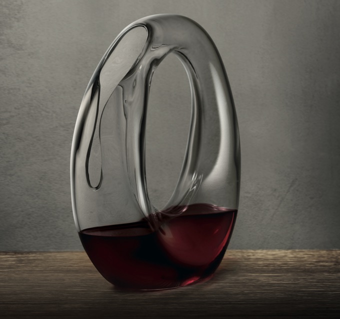 Red or White water glass by Ron Arad