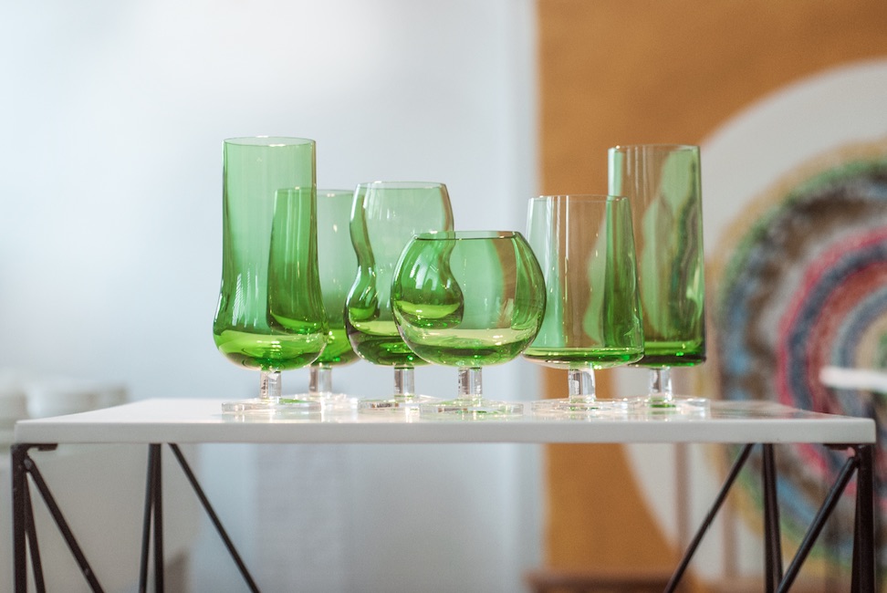 'Forest' glasses are from ilio collection's pioneers and won Reddot award