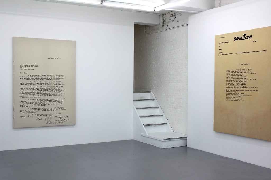 Installation View_All My Love, Always No Matter What_TR Ericsson at Harlan Levey Projects_2015