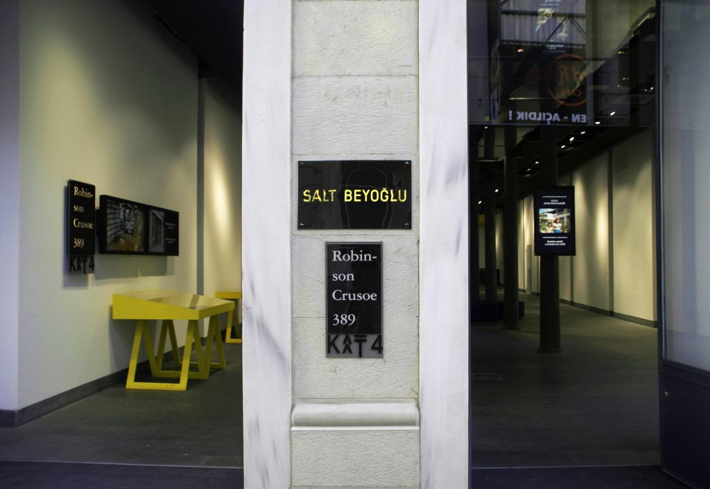 SALT Beyoğlu and Galata is a trans-discipline cultural center showcasing contemporary art exhibitions on social issues and research exhibitions bordering on art installations. It aims to be a Hub, a meeting point and an open platform for the citizens 