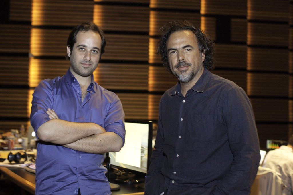 Alejandro G. Iñárritu, mentor and Tom Shoval, protégé (left). Photo Bart Michiels.