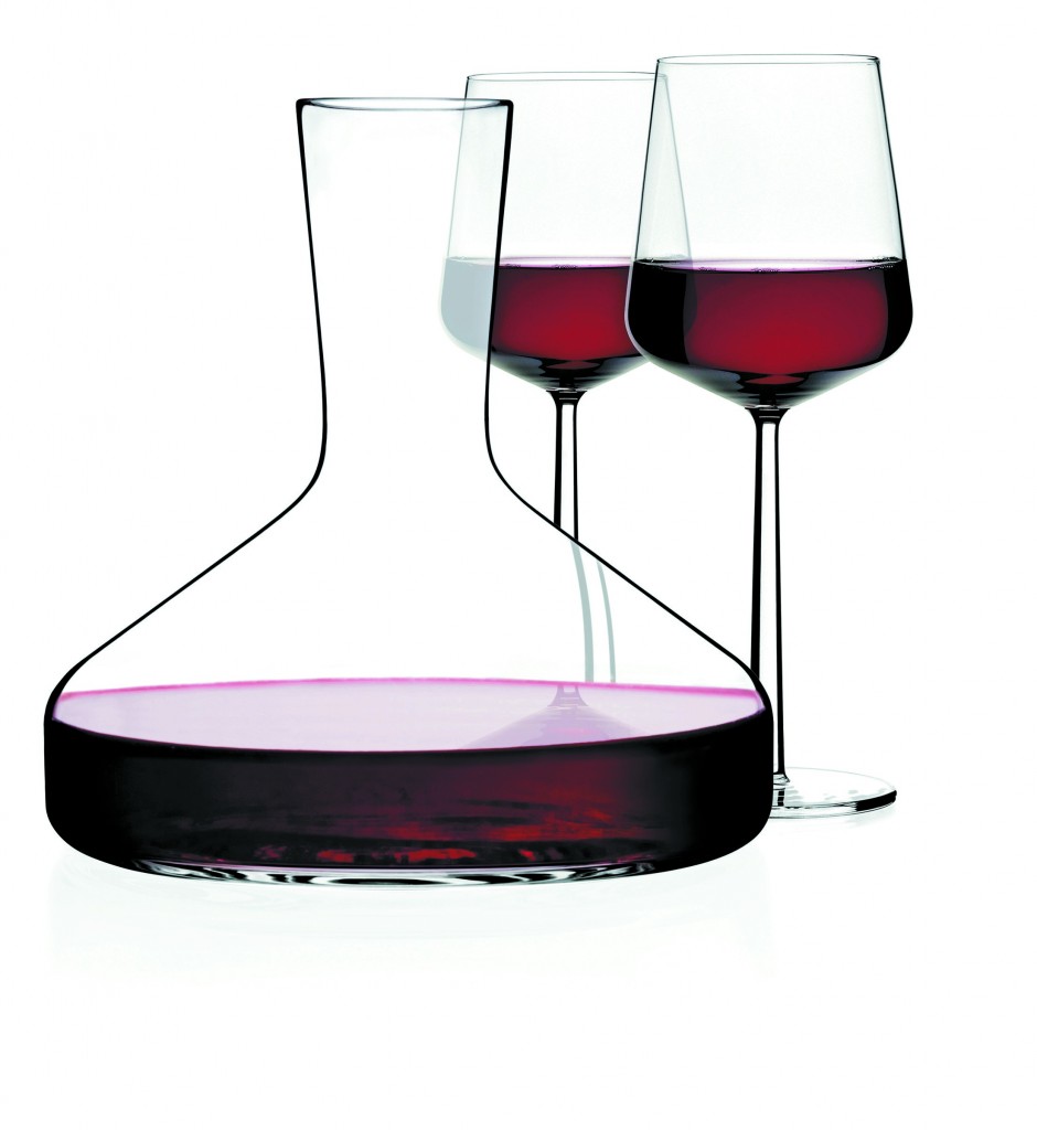 Wine glasses and Decanter by Antonio Citterio (2004)