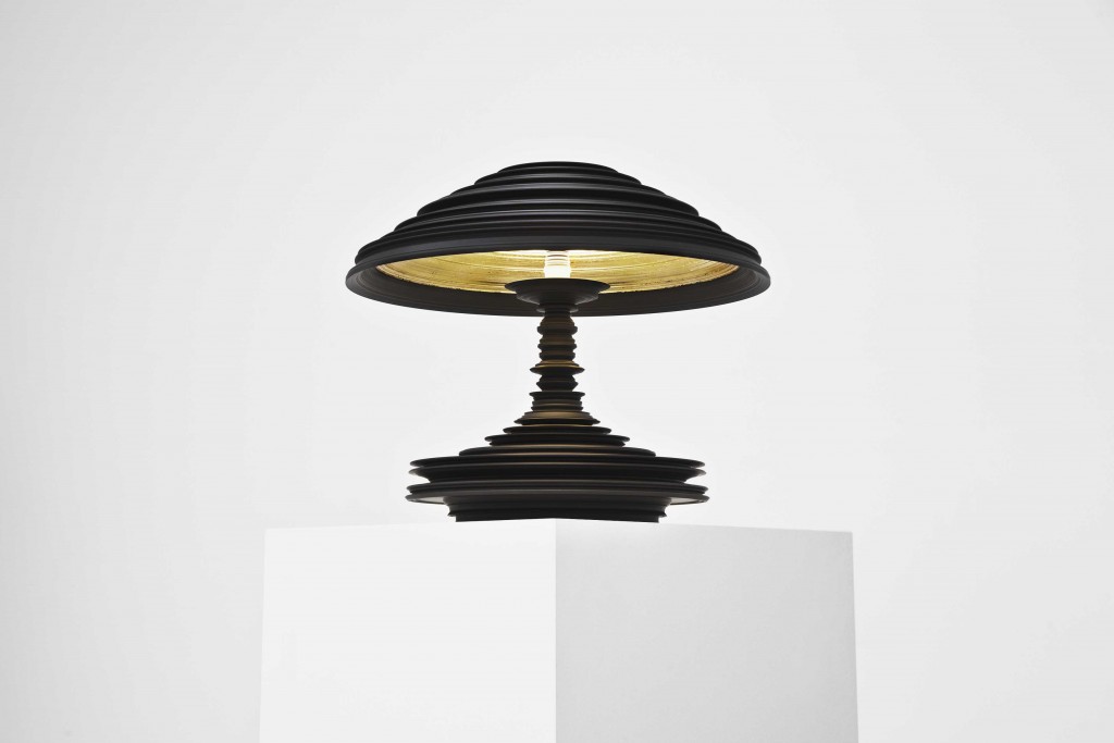 Lathe Lamp by Sebastian Brajkovic