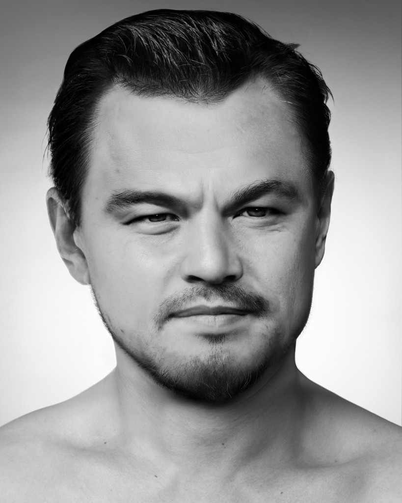 Zhang Wei: Leonardo DiCaprio (2013). Size 100 x 130cm.