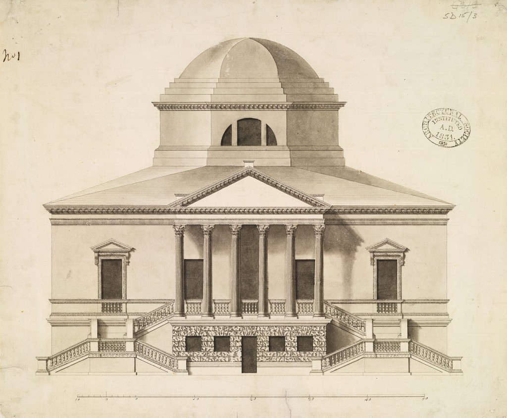 Lord Burlington: Chiswick House (1729). Copyright RIBA Collections.