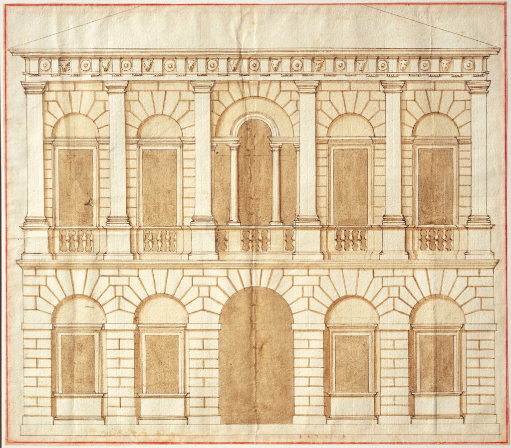 Andrea Palladio: Design for a Palace (1540). Copyright RIBA Collections.
