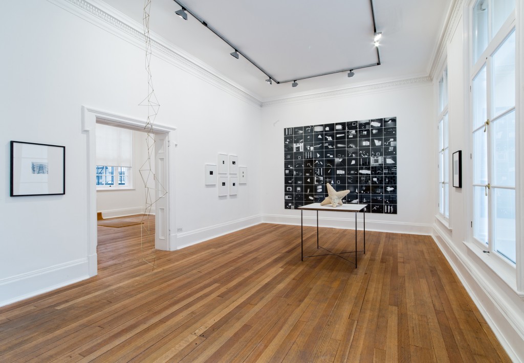 Installation view. Blind Architecture, Thomas Dane Gallery, London, 2015.