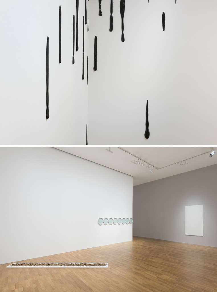 Above: Trace (2011). Porcelain. Below: Liu Jianhua – Between. Exhibition view, Pace Gallery, London.