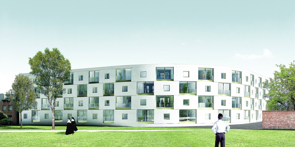 Xaveer De Geyter Architects XDGA: GZA Nursing Home and Service Flats. Antwerp, Belgium. 2011–17.