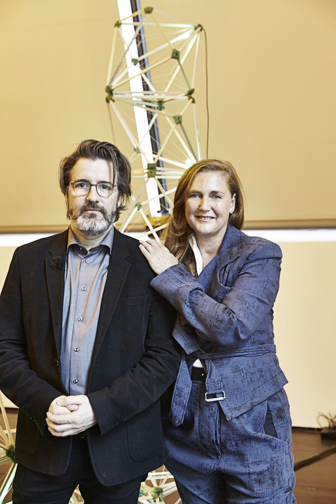 Olafur Eliasson with Francesca Habsburg, Chairwoman, TBA21 (photo by Sandro Zanzinger)