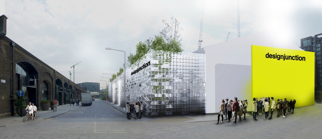 Caption: Super façade structure by Satellite Architects for designjunction, King’s Cross © Satellite Architects 