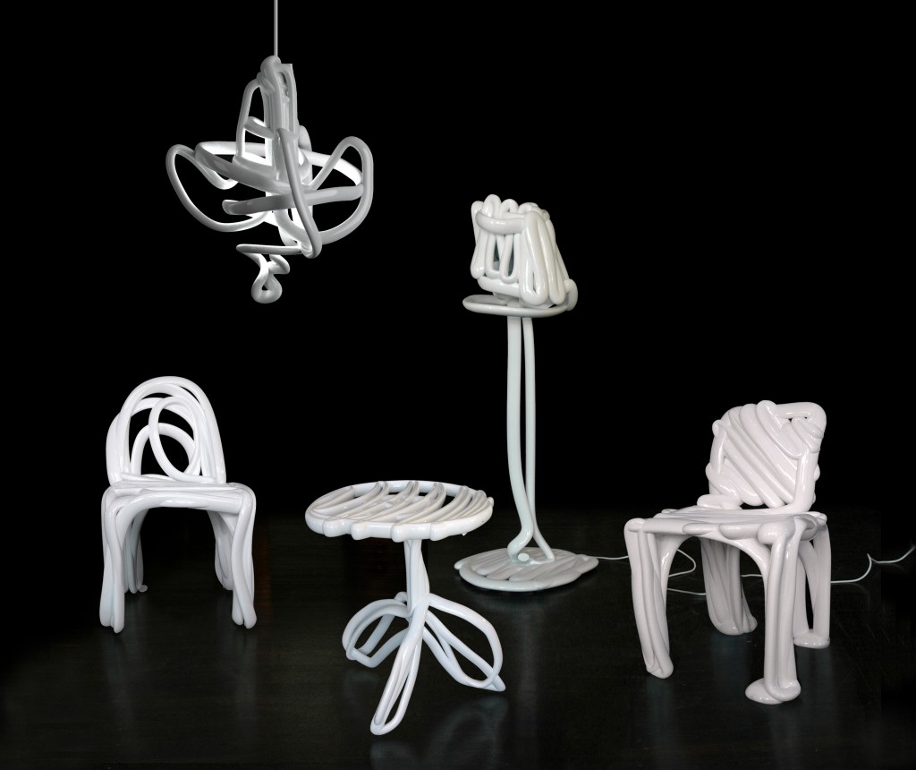 Sketch Furniture Collection (Rapid Prototyping) for Friedman Benda Gallery, 2006.