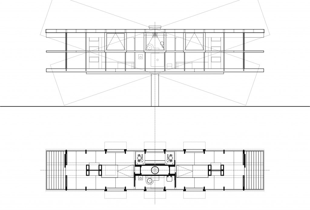 Plan and Elevation, Drawing by Alex Schweder and Ward Shelley
