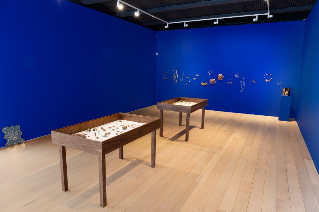 Installation view of Claude Lalanne: Bijoux at Paul Kasmin Gallery, 297 Tenth Avenue. Photo courtesy Paul Kasmin Gallery