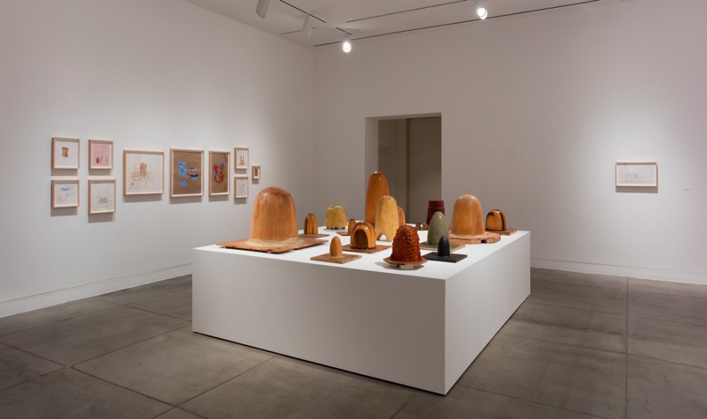 Installation view of Gaetano Pesce’s Cast-Resin Objects at Los Angeles Museum of Contemporary Art. 