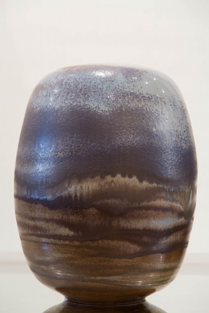 Pot grand haut bleu brun: dimensions 58 x 145 cm/ 1997