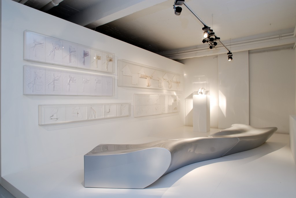 Installation view of Selected Works by Zaha Hadid, Jan 15 - April 22, 2007, ammann//gallery.