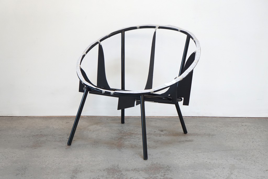 Dedon irregular lounge chair prototype