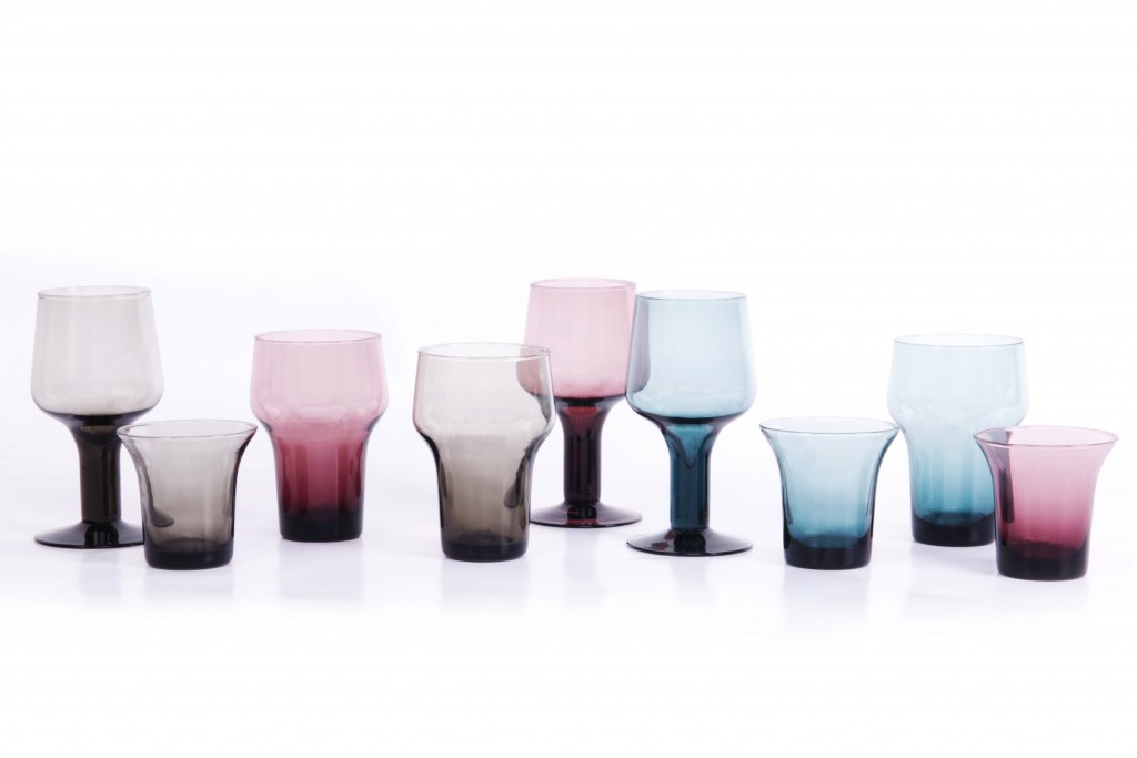 Host, the collection of glasses designed by Alain Berteau in 2017 for Belgian brand XLBoom 
